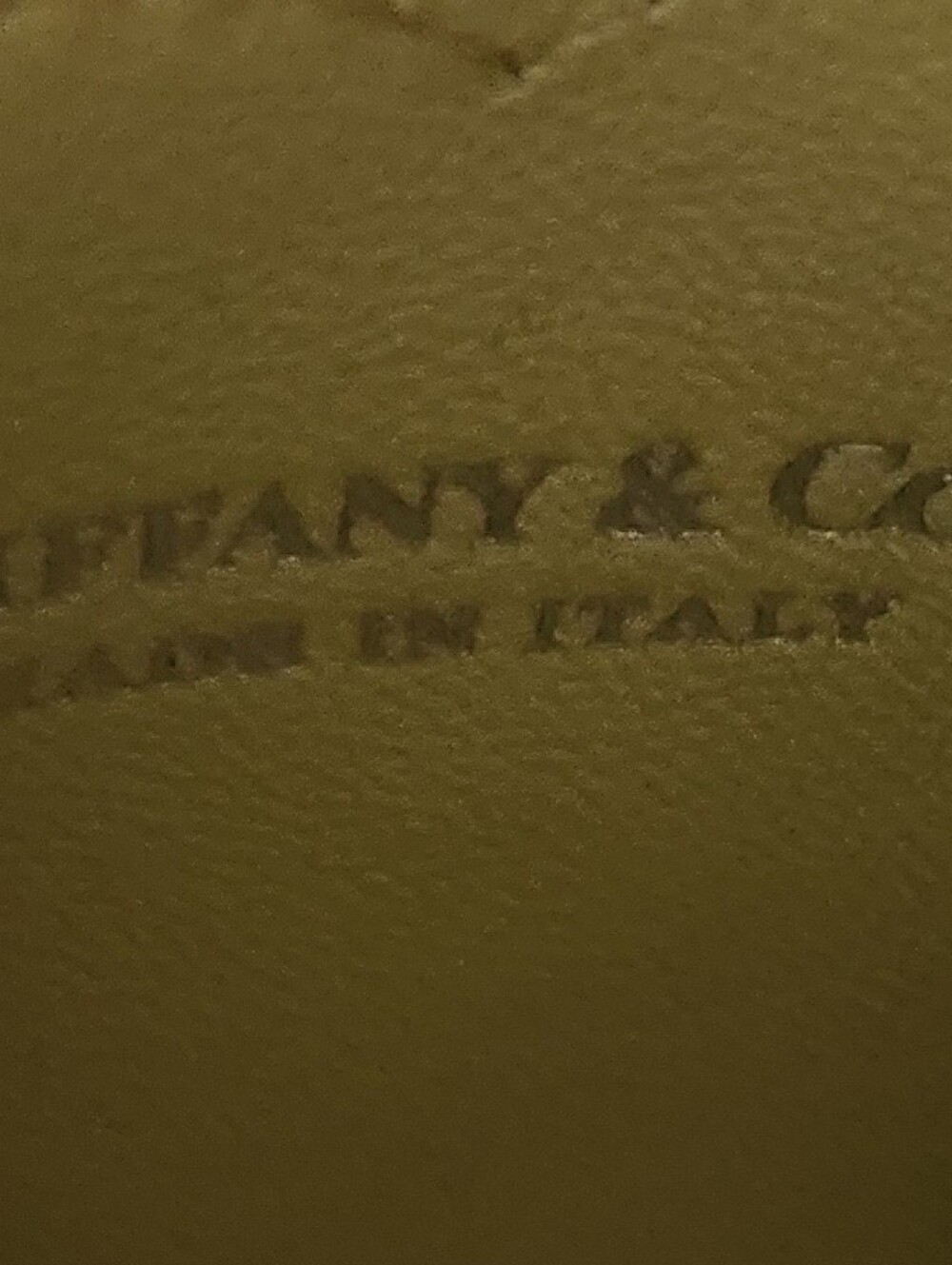 Tiffany & Co. Please Return To Tiffany Yellow Leather Heart Nano Micro Charm Bag - Picture 7 of 7